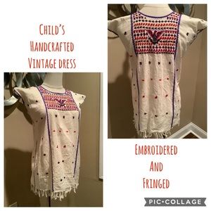 Handcrafted Embroidered Children’s Top/dress